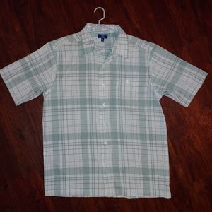 Men's Plaid Button Up Shirt